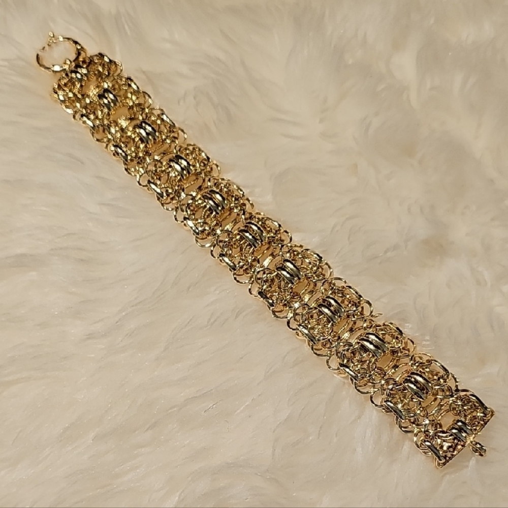 Luxurious 14k Gold Vermeil Italian-crafted Bracelet